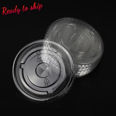 China High Quality Disposable Coffee Maker Supply 95mm Lid Cup Lid Food Grade Plastic PET Dish Plastic Lid for sale