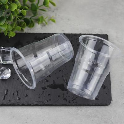 China Hot Sale 7oz PP Plastic Disposable Beverage Cup Water Transparent Cup Hot/Cold Drink Packaging for sale