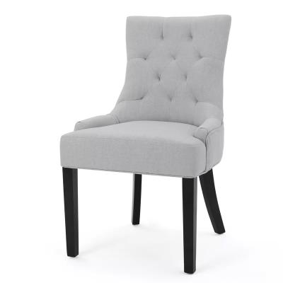 China Super Comfortable American Style Upholstered Fabric Dining Chair for sale