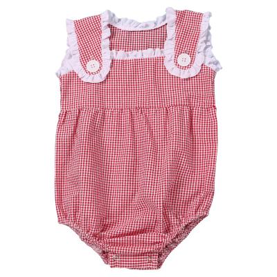 China Cotton/Spandex 2022 Newborn baby girl romper baby clothes onesie empty summer cotton rompers for sale