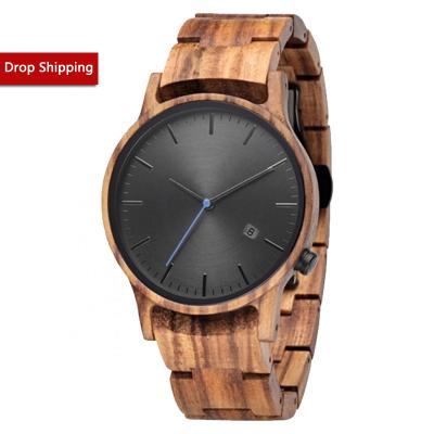 China Non-Specific Full Band Belt Shenzhen Wooden Watch Skeleton Wooden Watch Zebra for sale