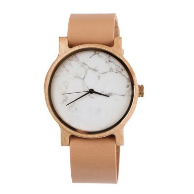 China SOPEWOD Fashion Non-Specific Custom Personalized Unisex Style Case Quartz Leather Wood Watch for sale