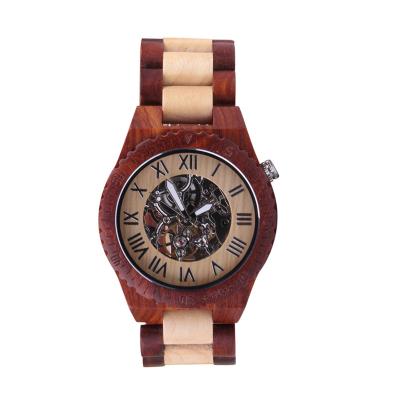 China SOPEWOD luxury custom logo non-specific automatic mechanical quartz wooden bamboo wrist watch for sale