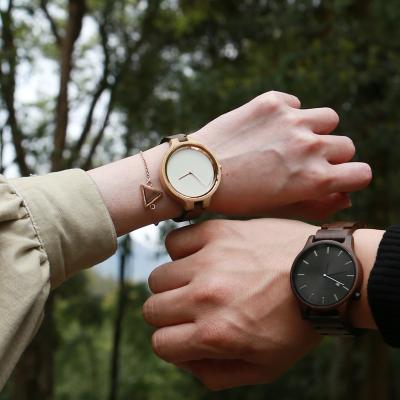 China New Fashion High Quality Popular Fashion Insurance Luxury Wholesale Genuine Leather Men Women\Dress Branded Custom Logo Wooden Watch for sale