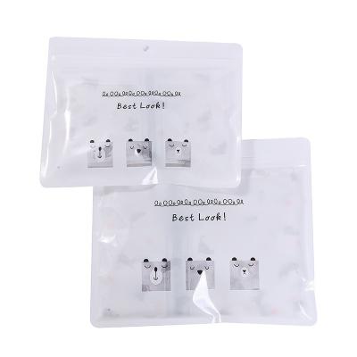 China 2022 BIODEGRADABLE Laminated Plastic Bags With Logos Custom Plastic Recycled Shopping Bag Ziplock Frosted Clear Plastic Bag For Clothes Socks for sale