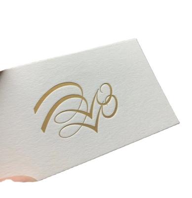 China paper & Cardboard China Business Card Luxury Customized Embossed Printing for sale