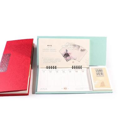 China paper & Cardboard China Customized High Quality Cheap Desk Calendar Print for sale