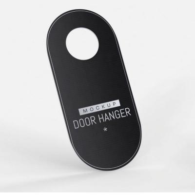 China paper & Chinese paperboard factory customizes all kinds of paper products for hotel use door handle hanging tag printing for sale