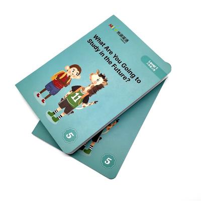 China paper & Custom Cardboard Kid Adult Cartoon Coloring English Story Books Printing for sale