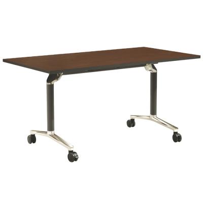 China Manufacturers direct supply foldable morden small flexible conference table meeting table desk with wheels for sale