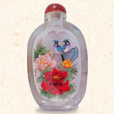 China Hand Made China Snuff Bottle With Traditional Chinese Painting for sale