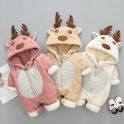 China YQ730 Long Sleeve Children's Cotton Infant Kids Newborn Baby Boy Snowsuit Rompers Jumpsuit Clothing Clothes For Winte for sale