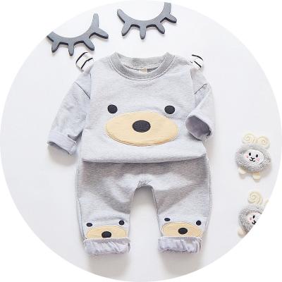 China YQ266 Cute Baby Boy Online Antibacterial Clothes Organic Cotton Long Sleeve Jumpsuit With Kids Pants for sale