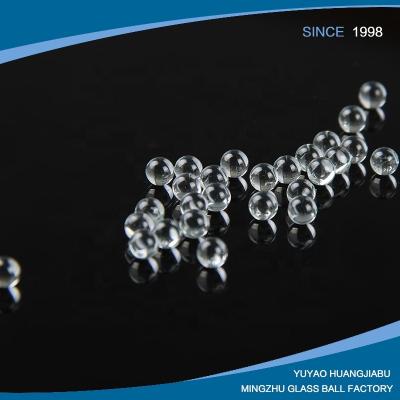 China China 4mm high precision transparent solid glass balls, glass marbles for sale