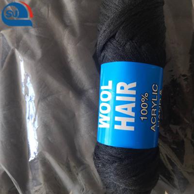 China Color Yarn Short Synthetic Hair Extens Hair Synthetic Braiding Wigs Pre Stretched Hair Braiding Yarn for sale