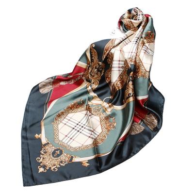 China BESTELLA Brand New Arrival Fashion Breathable Summer Printed Square Scarf Designer Silk Scarf Custom Silk Printing for sale