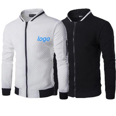 China Manufacturer Wholesale Zipper Coat Winter White Jacket Waterproof For Men Custom Made High Quality Polyester Plus Size Mens Jackets for sale