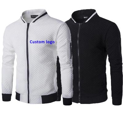 China Manufacturer Wholesale Zipper Coat Winter White Jacket Waterproof For Men Custom Made High Quality Polyester Plus Size Mens Jackets for sale