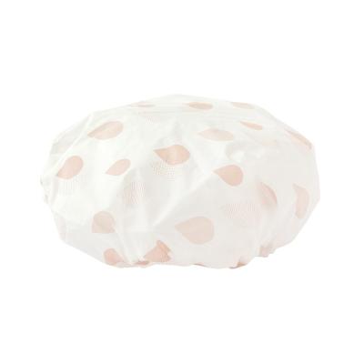 China SANITAIRE lightweight fabric durable fashion thickening waterproof shower hat wholesale for sale