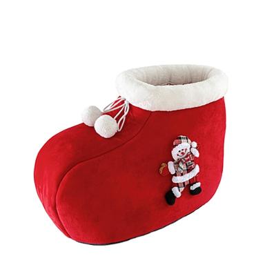 China Handwork Autumn Winter Warm Three-Dimensional Sponge Pet Tent Christmas Boots Cat Nest Creative Dog for sale