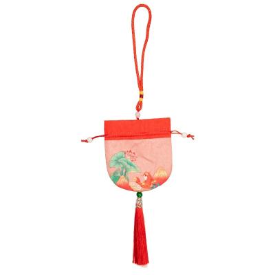 China Traditional Antique Car Handheld Mosquito Pocket Bag Small Fortune Sachet Incense Repellent Bag for sale