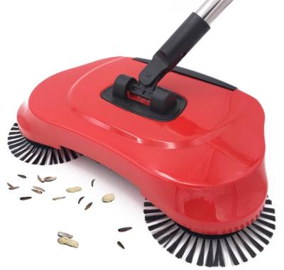 China Cleaning Type Hand Push Broom Sweeper Home Household Push Pack Push Dustpan Handle Stainless Steel Speedy Machine for sale