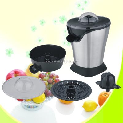 China Pulp Ejection Stainless Steel Hand Automatic Citrus Housing Electric Fruit Juicer for sale