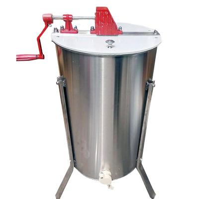 China Advertising Company Factory Supply Three Frames Manual Honey Centrifuge Stainless Steel 3 Frames Honey Extractor for sale