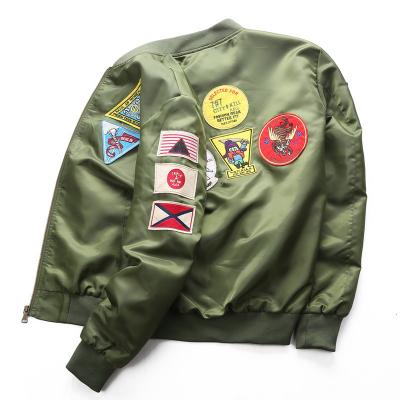 China Breathable Bomber Jacket Fit Jacket Baseball Uniform Customized Men's Spring And Autumn Sports And Leisure Support-Collar for sale