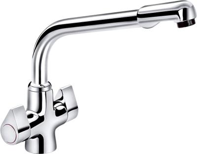 China Metered Faucets Sell Well Popular Satin Nickel Kitchen Water Sink Faucets Mixer Taps For Sale for sale