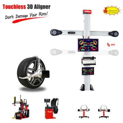 China Powerful Compensating Gauge 4 Wheel Aligner Tire Rolling Alignment For Workshop T9 for sale