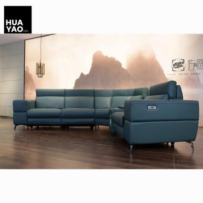 China (Other) Sofa With Cup Holders Extended Adjustable Modern Electric Leather for sale