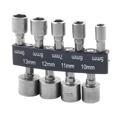 China DIY 9 Pcs 5-13mm Manual Family Combination Bit Socket Screwdriver Wrench Set for sale