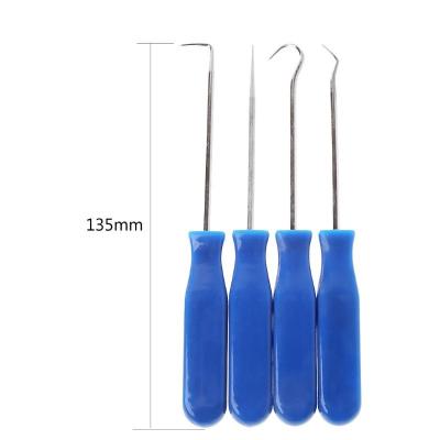 China Durable DIY Low Price 4 Pcs Gasket Puller Pick Tools Pick And Hook Set for sale