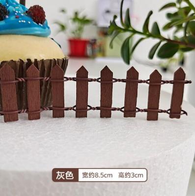 China Matching Birthday Cake Decoration Gift Party Supplies Fence Mini Cake Decoration for sale