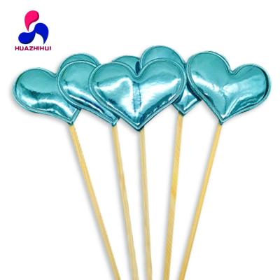 China 2020 New Product PU Cupcake Decorating Topper For Cake Plug In Cute Leather Crown Cupcake Love Star Party Cake Decorating PU Topper for sale