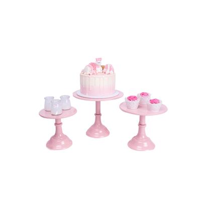 China New 2021 Sustainable Products Party Cake Stand Christmas Decoration Dessert Display Stand Wedding Party Supplies Cake Dessert Stand for sale