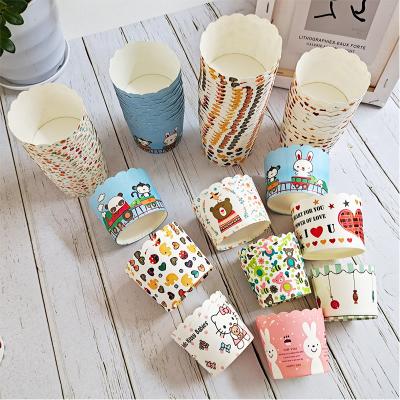 China Novelty Disposable Products For Sale Cake Decorating Store Supplies Custom Muffin Cups For Birthday Party Supplies Paper Baking Cupcakes for sale