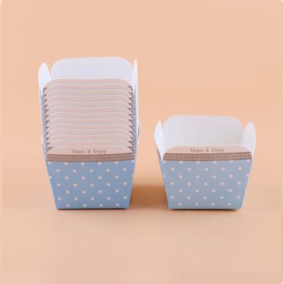 China Assorted Square Muffin Cup Paper Cups Square Muffin Cup Baking Party Supplies Muffin Baking Cups for sale