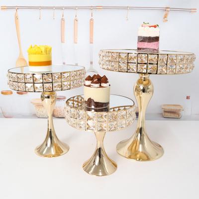 China Wedding Party Supplies Cake Stand Metal Cake Table Stand Cake Stand Set Decoration Wedding for sale