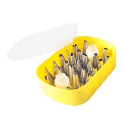 China 2020 Hot Party Disposable Baking Supplies Baking Cake Tools Nozzle 27pcs Sets for sale