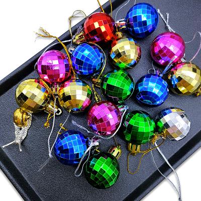 China Factory Wholesale Christmas Supplies Plastic Christmas Decoration Balls Plating PVC Christmas Decoration Hanging Balls for sale