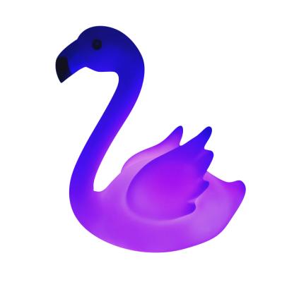 China Viable Flamingo Wings PVC Cake Props Unique Decoration Material Spreading Toys With Led Light Lamps for sale