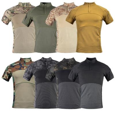 China Rip-Stop New style multicolor clothes knit short sleeves outdoor leisure camo sports T-shirt for sale