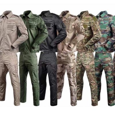 China Breathable Wholesale Security Guard Uniform Men's Jacket Set Ripstop Muti-colours Camouflage Uniform for sale