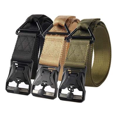 China Lightweight New Model Magnetic Buckle Multi-function Lightweight Duty Tactical Training Belt for sale