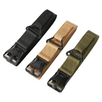 China Durable Men's Tactical Belt Training Combat Waistband Rescue Rigger Belts for sale