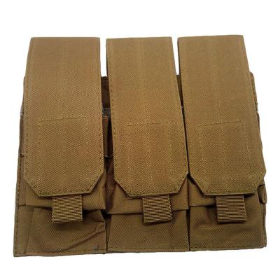 China Unisex Tactical Triple Magazine Holster Gun Mag Holster Molle Pouch for sale