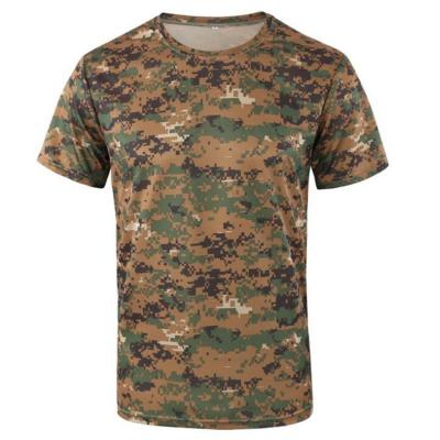 China QUICK DRY Hot Sell Oversized Quick Dry Men's Camouflage T-shirt Custom Logo Allover Print Short Sleeve t-shirts for men for sale