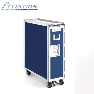 China AIRCRAFT EQUIPMENT Full Size Aluminum Airline Trolley Aircraft Blue Trolley for sale